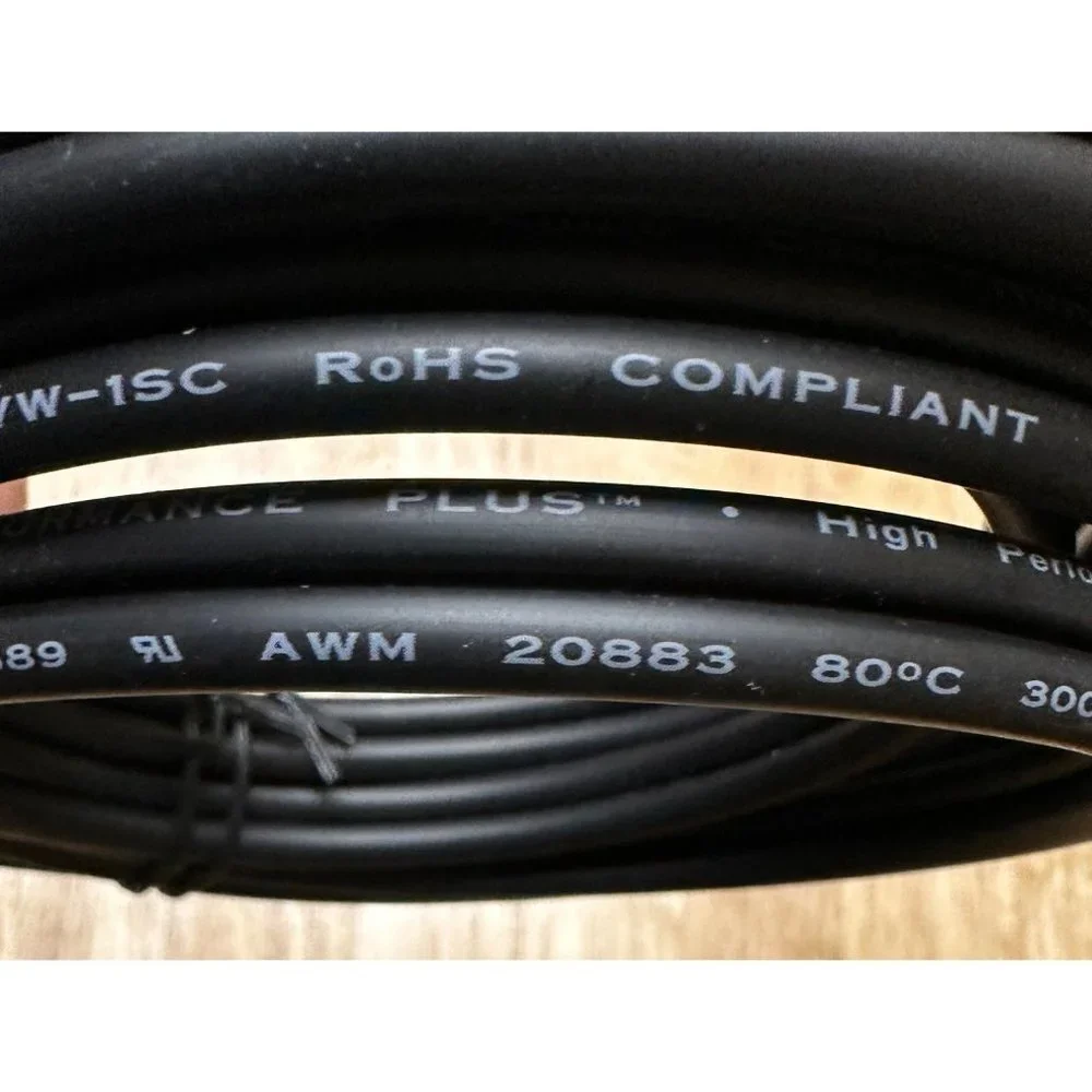 Video Cable E134689 High Performance PLUS 300V AWM 20883 / 6ft Sku 2700